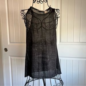 Chelsea & Violet Black Skull Tank